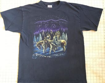 Beautiful 90's Native American t shirt