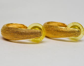 Lovely Napier gold tone earrings