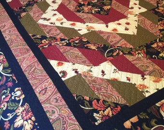 Twin Quilt in vibrant colors