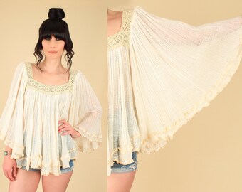 angel wing sleeve top