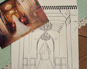 custom coloring book 1st year anniversary gift turn your wedding photos into a coloring - Custom Coloring Books custom coloring book 1st year anniversary gift turn your wedding photos into a coloring - Custom Coloring Books
