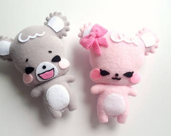 Two Sweet Sugar Cubs - Stuffed Animal - Plushie - Teddy Bear - Plush Toy - Gift for Her - Birthday Gift - Cute Plush - Stuffed Teddy Bear