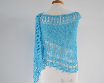 JULIETTA, Crochet shawl pattern pdf
