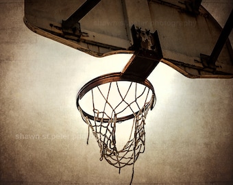 Vintage Basketball Hoop Photo Print ,Decorating Ideas, Wall Decor, Wall Art, MVP, Kids Room, Nursery Ideas, Gift Ideas,