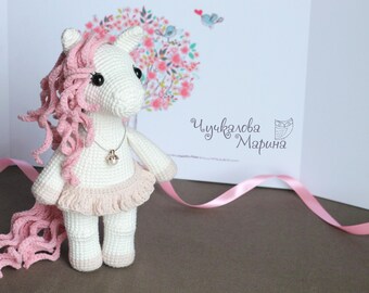 PATTERN Caramel the little pony PDF crochet toy pattern