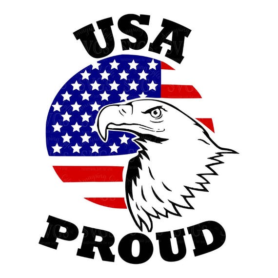 Download SVG - USA Proud - Eagle - Patriotic - Military - Red White ...