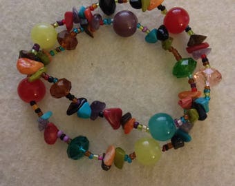 Multicolor Beaded Bracelet Set