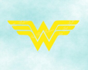 Wonder Woman SVG, Wonder Svg, Super Hero Svg, Vinyl Cutting File, Superhero DXF File, Digital File, Cricut, Disney Dxf