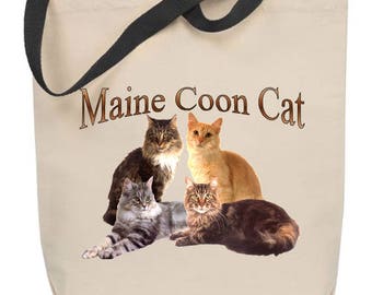 Maine Coon Cat Tote Bag
