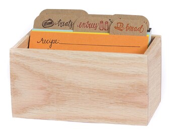 Letterpress Recipe Cards and Handmade Box // 1canoe2 // Hand lettered