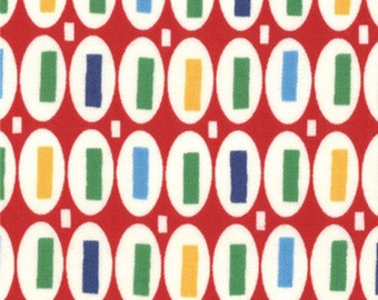 Moda Fabrics "American Jane" Pezzy Prints in Red 1 Yard Cut