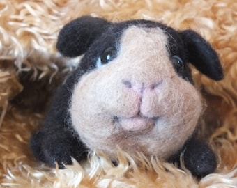 Guinea pig, needle felted, cuddly animal