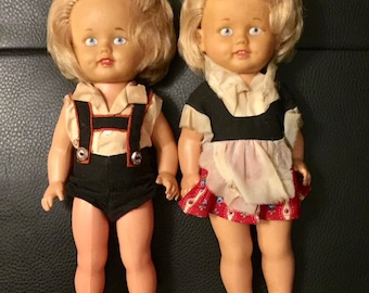 50s Rare West German Twin Baby Dolls