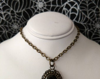 Real Snake Vertebrae Pendant, 002