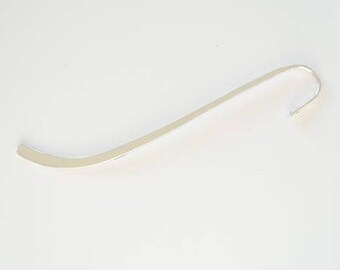 Support 12cm silver metal bookmark