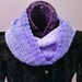 MOTHERSDAY Lavender Tonals Hand-Dyed Infinity Scarf