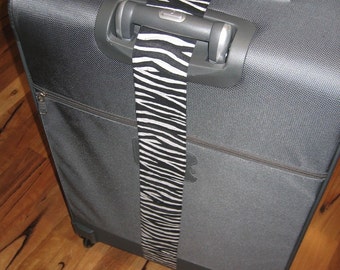 Wild Thing - zebra stripe luggage wrap