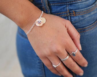 Custom portrait animal, initial bracelet, custom pet bracelet, memory pet jewelry, Pet Memorial Bracelet, Personalized Photo