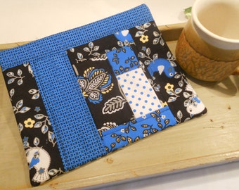 Quilted Mug Rug, Snack Mat, Mug Mat, Hot Pad