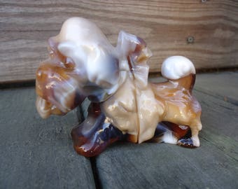 Imperial Glass Slag Scottie Dog