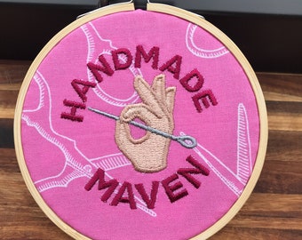 Handmade Maven Mini Hoop Wall Art