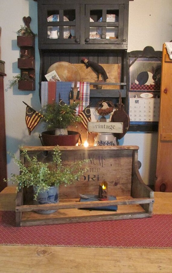 Primitive Crock Shelf