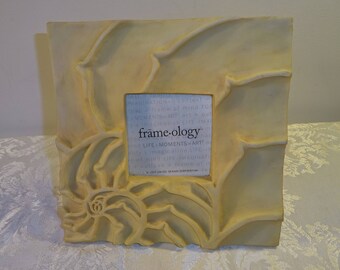 Vintage Photo FrameNautilus Shell Frameology Heavy Solid Picture Frame UDC