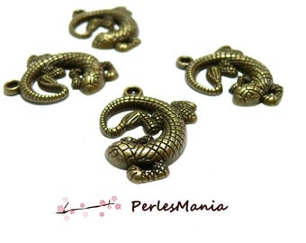 10 charms salamander, lizard 2W6516 Bronze
