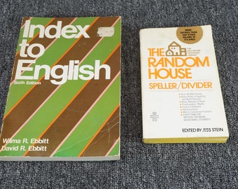 Vintage Set Of 2 English Grammar Books
