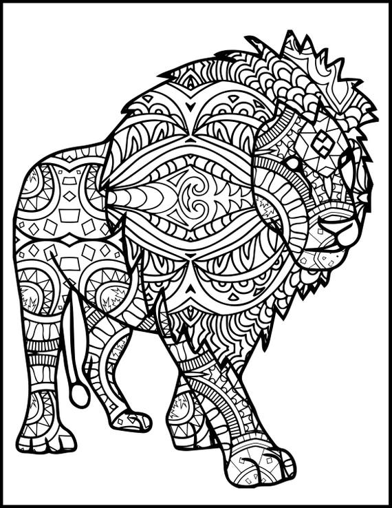 3 Printable Pages for Coloring for Lion Lovers Coloring