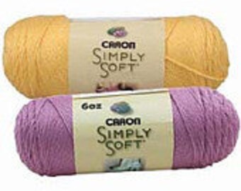 Yarn - Caron Simply Soft - Limelight, Pistachio, Sage or Watermelon