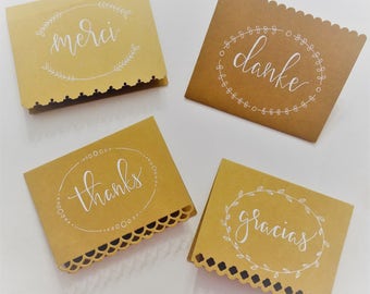 Thank You Cards - Set of 4