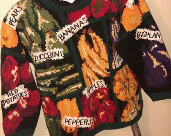 Vintage Vegetable Sweater