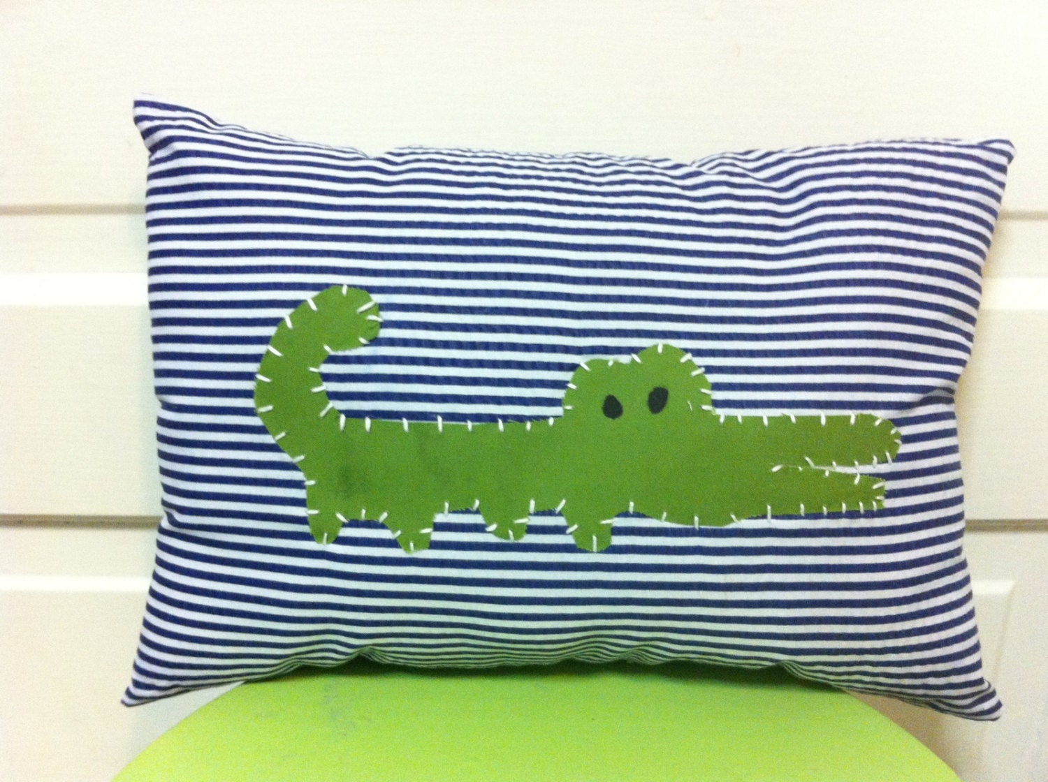 crocodile pillow