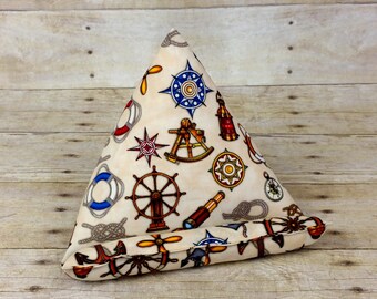 Tablet Stand ~ Nautical Tech Gift for Dad ~ Boating Theme iPad Holder ~ Cool Idea for Sailor, Navy Chief, Fisherman Gift ~ Kindle Stand