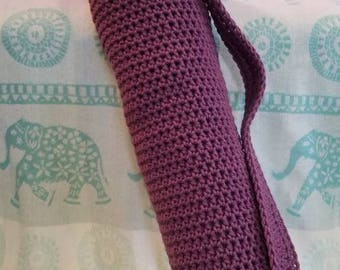 Red - Pochampally Ikat Weave Quilted Yoga Mat Bag 04 main image 1