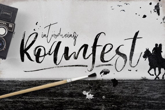 Calligraphy Font, Modern Calligraphy, Digital Fonts, Wedding Font, Invitation Font, Script Font, Digital Download, Roamfest