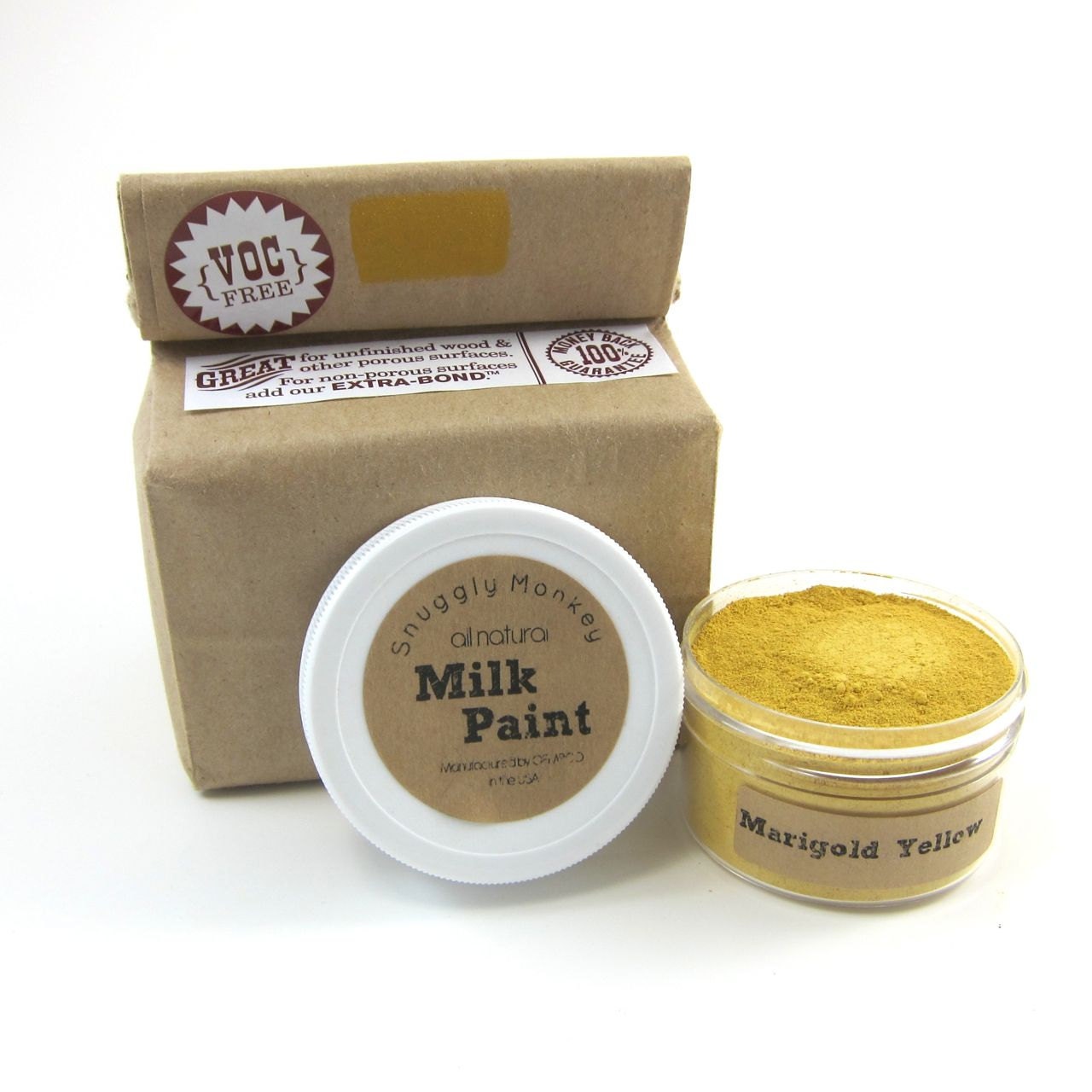 Yellow Milk Paint Nontoxic All Natural Paint Perfect for