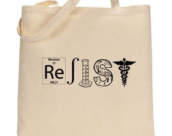 Resist bag, Resistance totebag, Not my President, Resist tote bag, Activist Grocery Bag