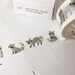 Sweet Raccoon washi tape, office supply, packaging tape, accessory