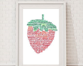 Custom Strawberry Art