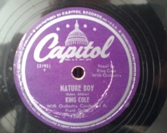 Nat King Cole - Nature Boy / Lost April - Circa 1947 - 78RPM