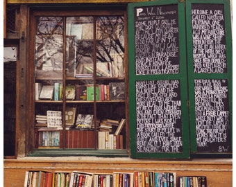 Paris Photograph - Paris Bookstore - French Photography - Paris - Books - Shakespeare in Paris - Fine Art Photograph - Home Decor - Bock