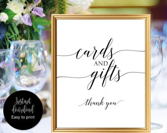Cards And Gifts Sign Printable, Cards And Gifts Wedding Sign, Cards And Gifts Sign Wedding, Cards And Gifts Thank You Sign, Card Gift Sign
