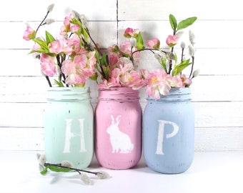 HOP, Easter Decor, Spring Decor, Cottage Chic Decor, Cute Home Decor, Rustic Home Decorations, Festive Home Decor, Easter Decorations