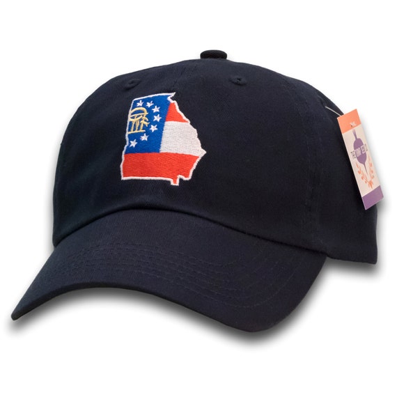State Flag Baseball Cap Outline State Design