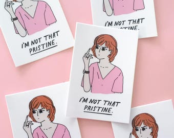 The Princess, 2 x 3" vinyl sticker. The Breakfast Club.