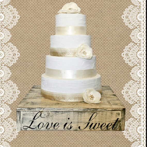 Rustic Wedding Cake Stand Rustic Wedding Cake Stand