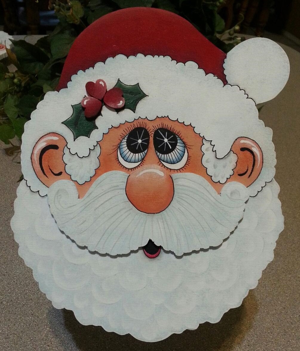 Santa Cookie Jar Lid