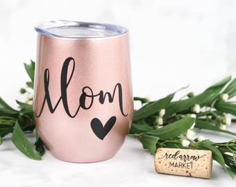 Mom Birthday Gift - Mom Gift - Mother's Day Gift - Mothers Day Gift - SWIG Wine Tumbler - Stainless Steel Tumbler w/ Lid